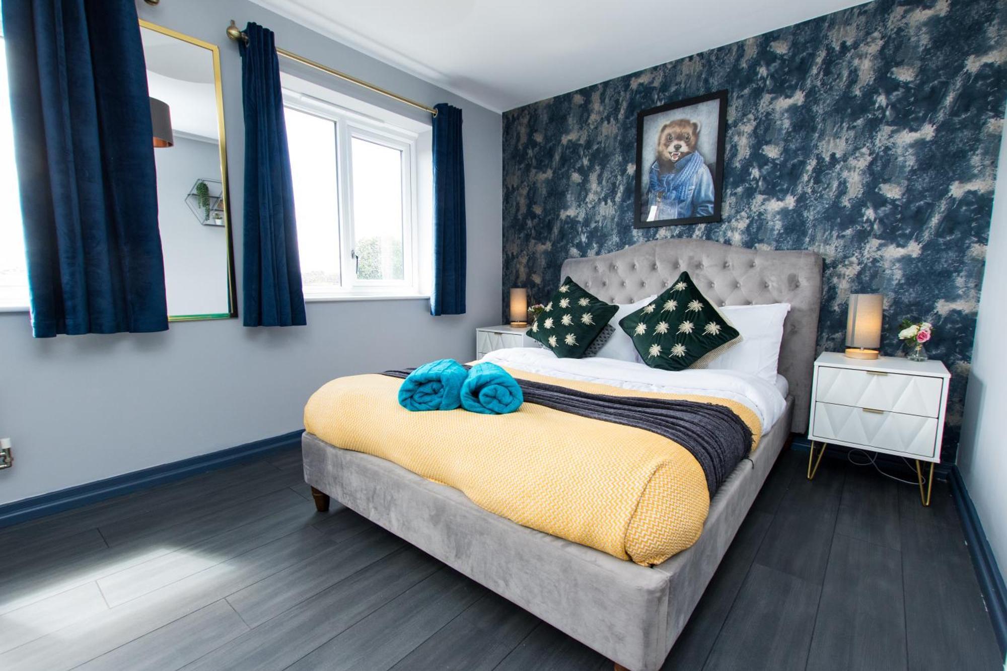 Free Parking 3 Bedroom House In Ноттингем Экстерьер фото