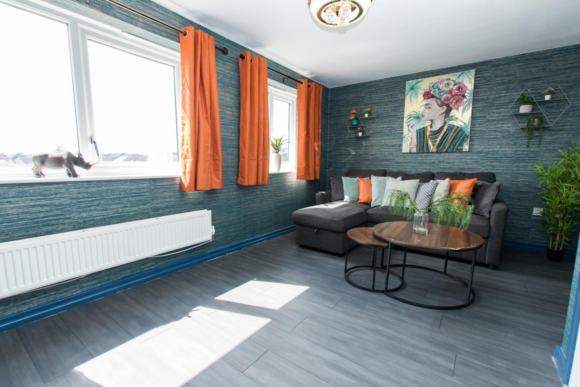 Free Parking 3 Bedroom House In Ноттингем Экстерьер фото